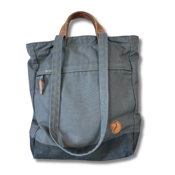 Fjallraven Bag Totepack No. 1 Waxed Fabric Outdoor Urban Gorpcore Super Grey - Picture 1 of 11